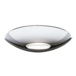 LED UPLIGHT WALL LIGHT, CHROME, FROSTED GLASS