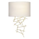 Cevero Wall Light Gold With Shade