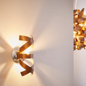 Rawley Brushed Copper Wall Light