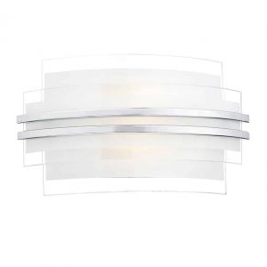 SECTOR DOUBLE TRIM LED WALL LIGHT SMALL