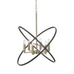 Hoopla 6Lt Pendant Bronze Metal