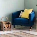 Scandi Yellow Quilted Cushion