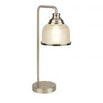 BISTRO II – 1LT TABLE LAMP – SATIN SILVER