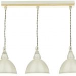 Blyton 3 Light Bar Pendant complete with Painted Shds