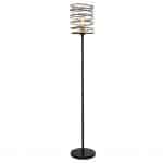 Spring Floor Lamp Black and Gold