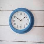 Tenby Clock Blue