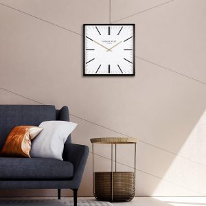 24″ Garrick Wall Clock White