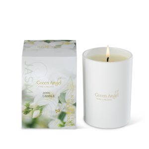 Green Angel Jasmine Scented Candle