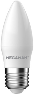 Megaman LED E27 Candle Warm White 4.9W