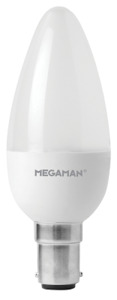 Megaman LED Candle 5.5w B15 Warm White
