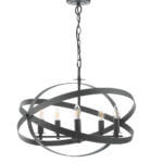 Nitya 5 Light Matt Black Pendant