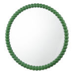 Ruan Green Round Mirror