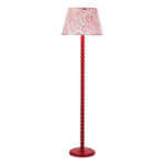 Spool Red Gloss Floor Lamp
