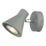 Diza 1 Light Wall Spotlight Matt Grey