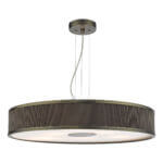 Alvaro 6Lt Single Pendant Antique Bronze Mushroom