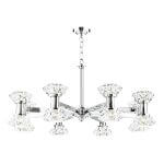 Tiana 16 Light Armed Pendant Polished Chrome