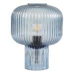 Demarius Ribbed Glass Table Lamp