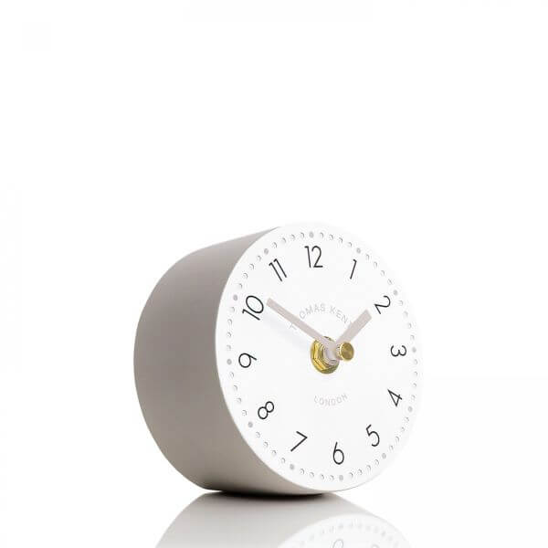 Tumbler 4 Inch Mantel Clock Salt - Image 2