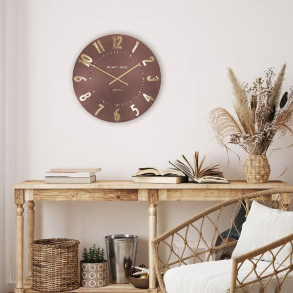 Mulberry 20 Inch Wall Clock Auburn